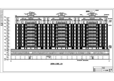 高层商住楼全套建筑施工设计CAD图