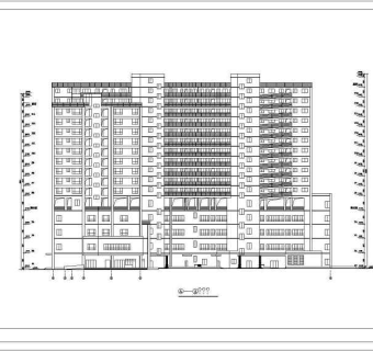 高层商住楼建筑全套设计CAD施工图