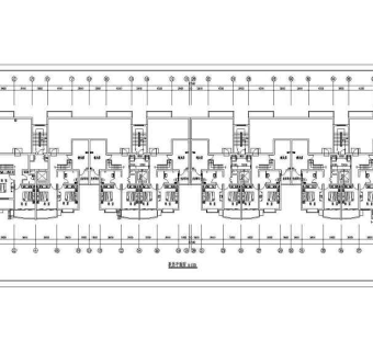 某小高层住宅楼建筑CAD施工设计图