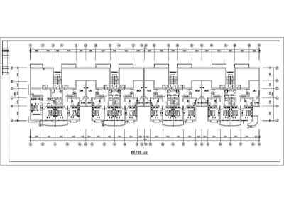 某小高层住宅楼建筑CAD施工设计图