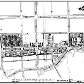 某城市水利工程景观拱桥结构布置图