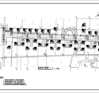 某居民小区市政排水改造工程设计施工图纸