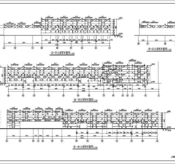 某52米跨汽车4S店钢结构设计施工图