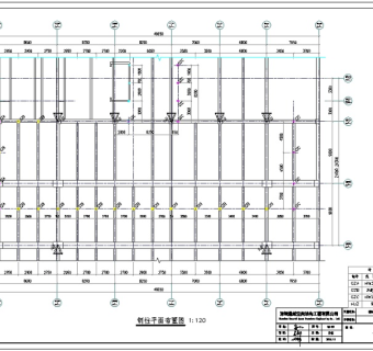 某冷却塔罩棚钢结构施工图纸
