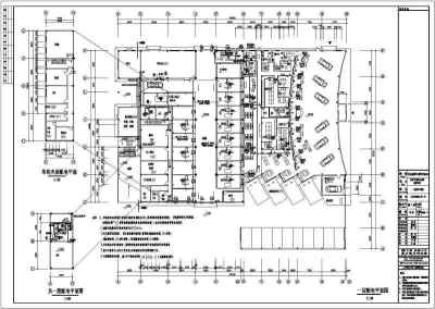 重庆某二层汽车4S店电气设计施工图