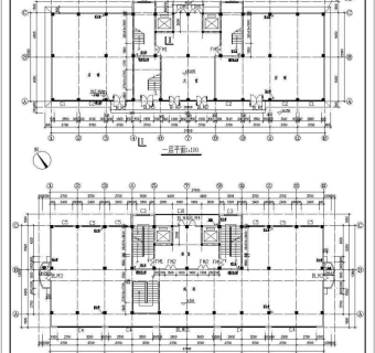 商业综合楼建筑全套设计CAD施工图