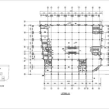 功能复杂的综合商业办公楼建筑设计CAD施工图