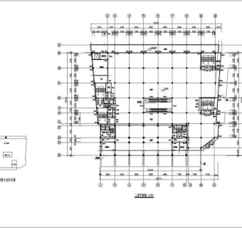 功能复杂的综合商业办公楼建筑设计CAD施工图