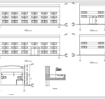 某地排架结构空压机房结构设计施工图