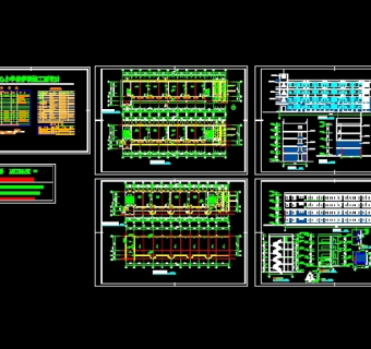 中心小学教学楼建筑施工图