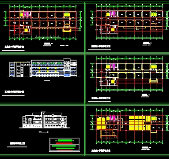 某小学教学楼方案3D模型