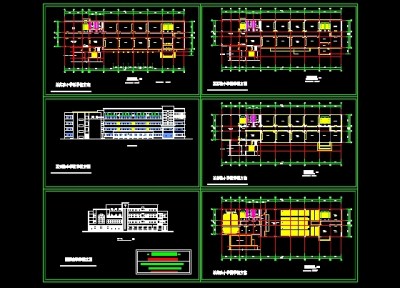 某小学教学楼方案3D模型