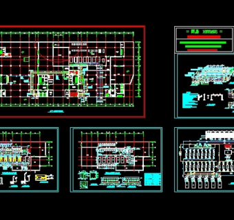 商场制冷机房设计图纸