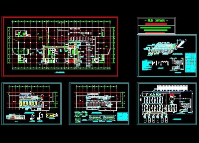 商场制冷机房设计图纸