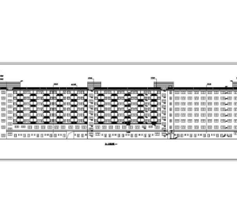 某地八层框架结构商业综合楼建筑设计方案图