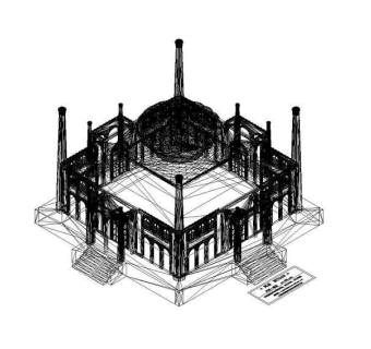 某教堂三维模型图