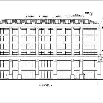 某地6层商业综合楼建筑设计施工图