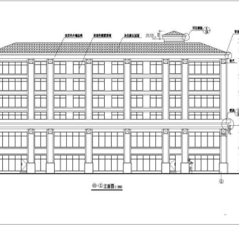 某地6层商业综合楼建筑设计施工图