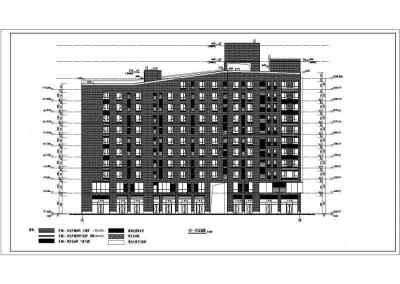 某地11层大型商业公寓综合体建筑设计方案图纸