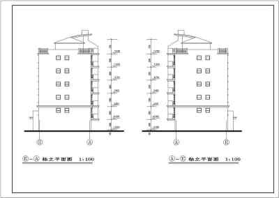 某框架结构现代住宅楼建筑设计施工图