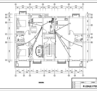 某6层住宅（附地下室）电气设计施工图3D模型