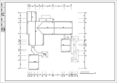 中国古典别墅建筑结构施工图