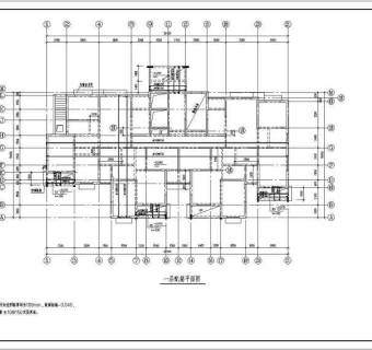 某地十二层（带地下室）剪力墙结构住宅结构方案图