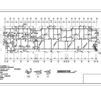 某地六层砖混结构住宅楼结构施工图（带地下室）