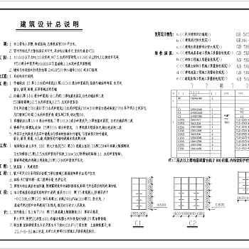 某三层框混结构别墅全套建筑结构施工图