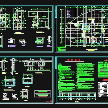 地下室人防建筑施工图