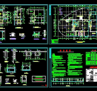 地下室人防建筑施工图
