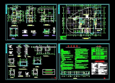 地下室人防建筑施工图