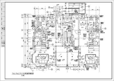 复式住宅建筑方案设计全套CAD图纸
