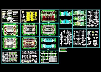 车库设计施工图3D模型