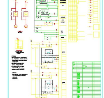 某建筑泵房电气控制原理设计图