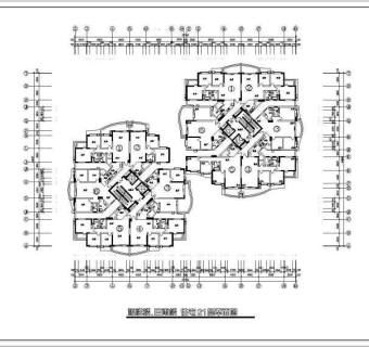某高层住宅户型设计图纸