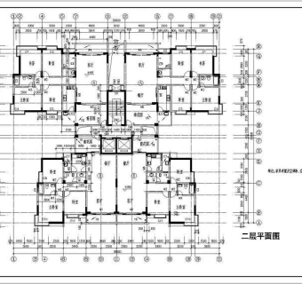 某小区高层住宅楼施工图纸
