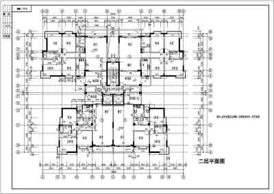 某小区高层住宅楼施工图纸