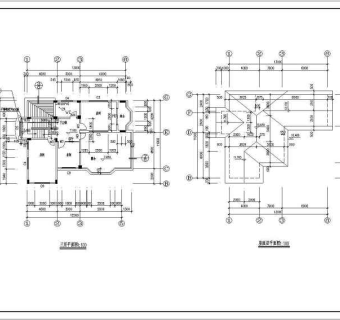 两套经典风格别墅建筑施工图