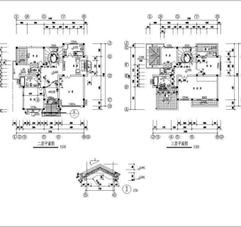 某独立联排别墅建筑施工图