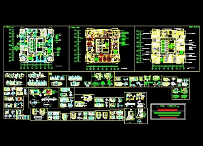 KTV包房装修施工图3D模型