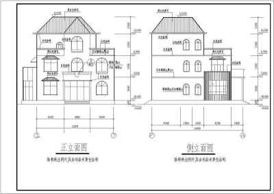 某地3层砖混结构别墅全套建筑结构施工图