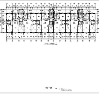 某小高层住宅建施设计全套CAD图纸
