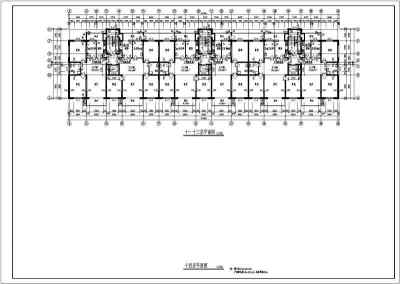 某小高层住宅建施设计全套CAD图纸