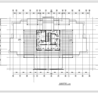 某高层住宅楼方案设计全套CAD图纸