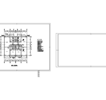 带地下车库高层住宅全套CAD图纸