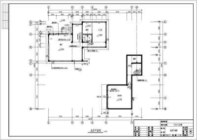 某豪华别墅建筑施工图