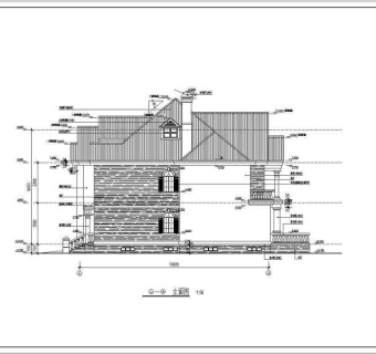 某三层高档别墅全套建施图