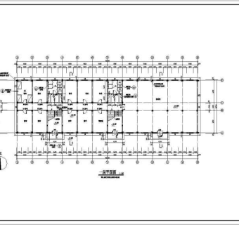 某多层宿舍楼建施设计图