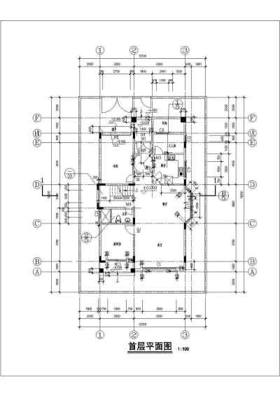 水岸豪门宝石A型别墅全套建施图